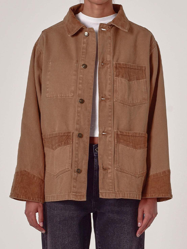 Barn Jacket: Washed Cocoa