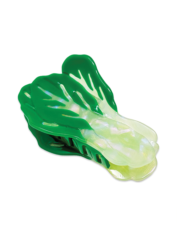 Large Bok Choy Hair Claw Clip