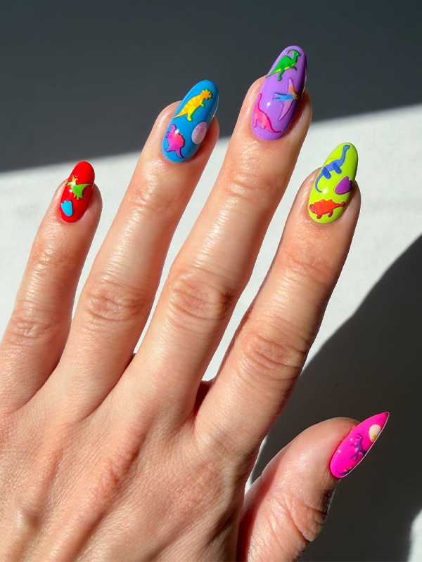 Dinos Nail Art Stickers