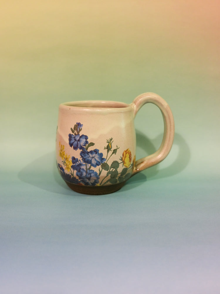 Mug: Delphinium (Turquoise)