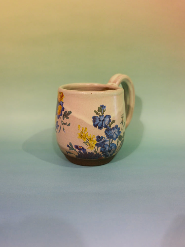 Mug: Delphinium (Turquoise)