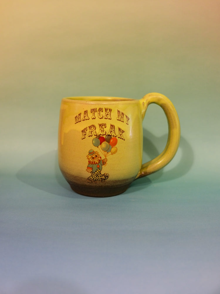 Mug: Match My Freak Clowns (Chartreuse)