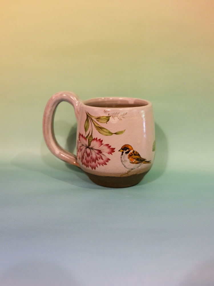 Mug: Sparrow (Sky Blue)