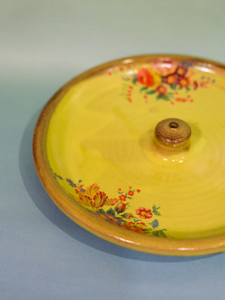 Incense Holder: Neon Flower (Chartreuse)