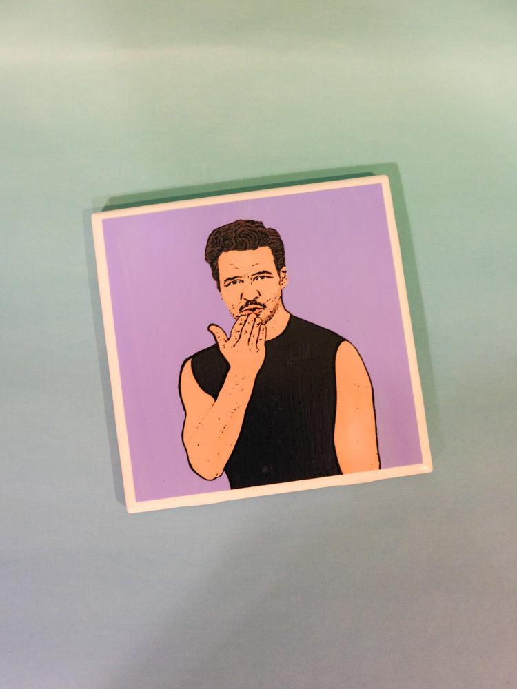 Pop Art Coaster: Pedro