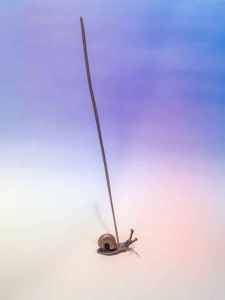 Mini Incense Holder: Snail (Copper)