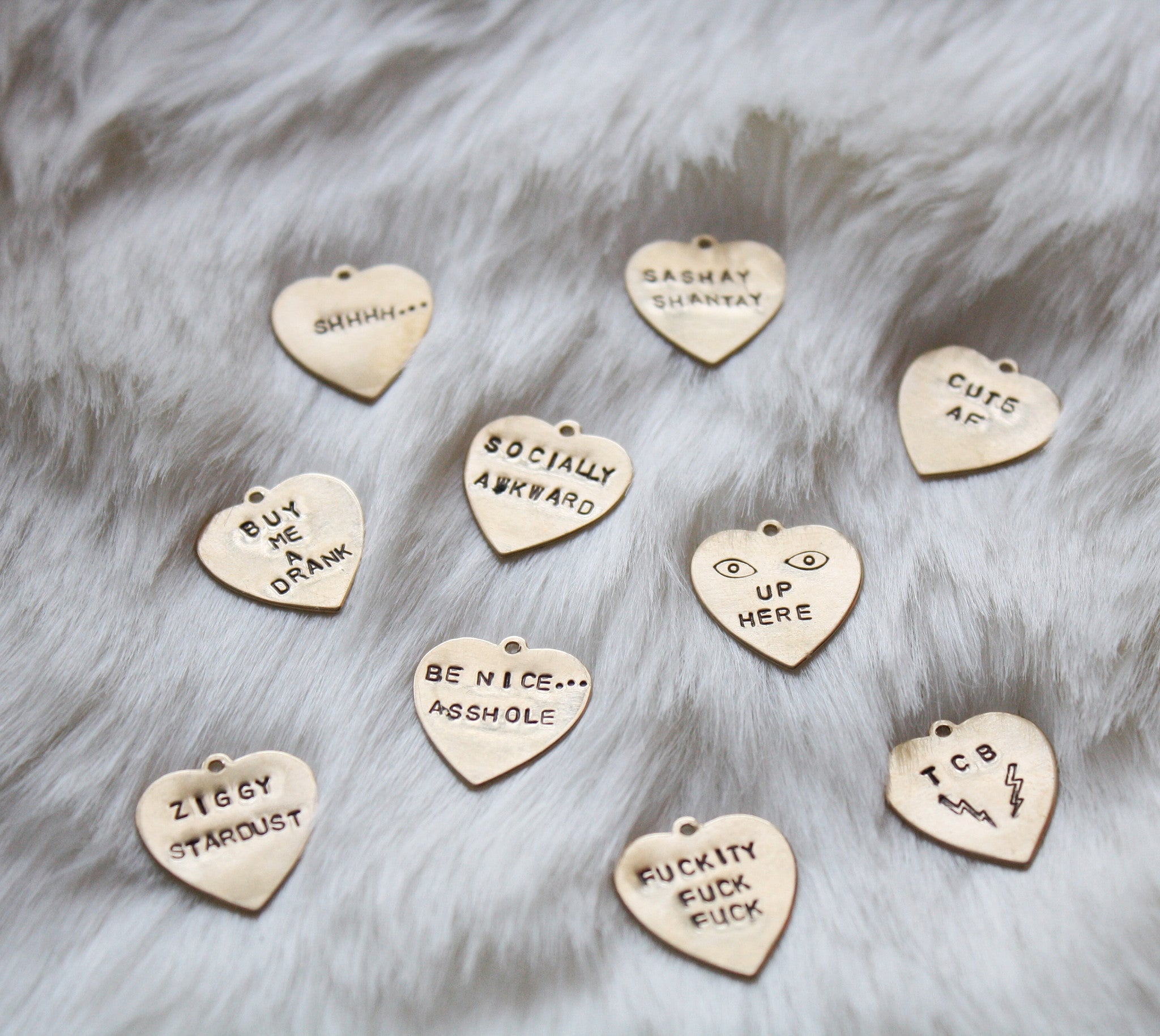 Go Ahead and Tell Em Brass Necklace: Pop Culture