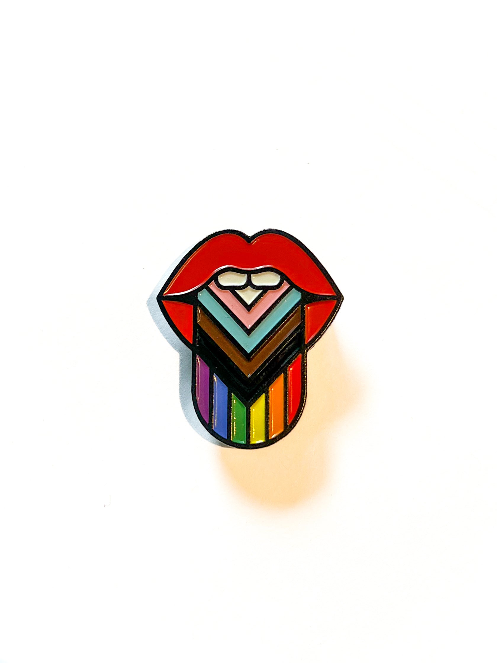 2025 Raleigh Pride Pin: Rainbow Rebel