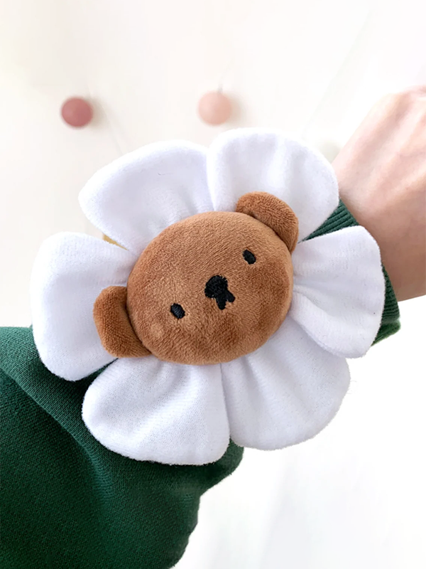 Miffy Endless Fabric Flower: Bear/White (FINAL SALE)