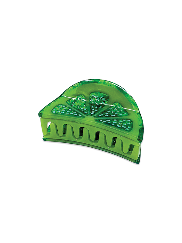 Lime Slice Hair Claw (Mini)