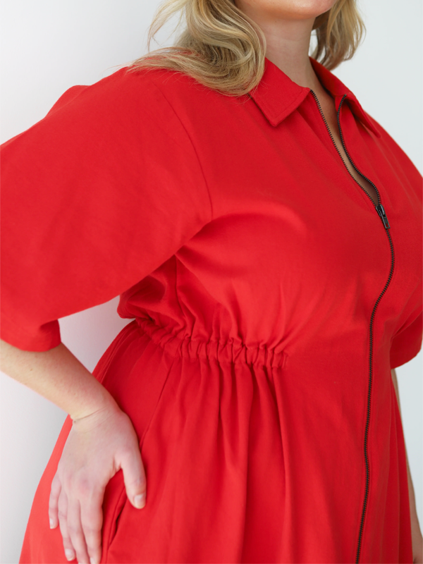 Noble Adult Long Utility Dress: Paprika