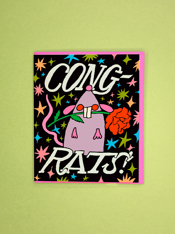 Cong-Rats! Card