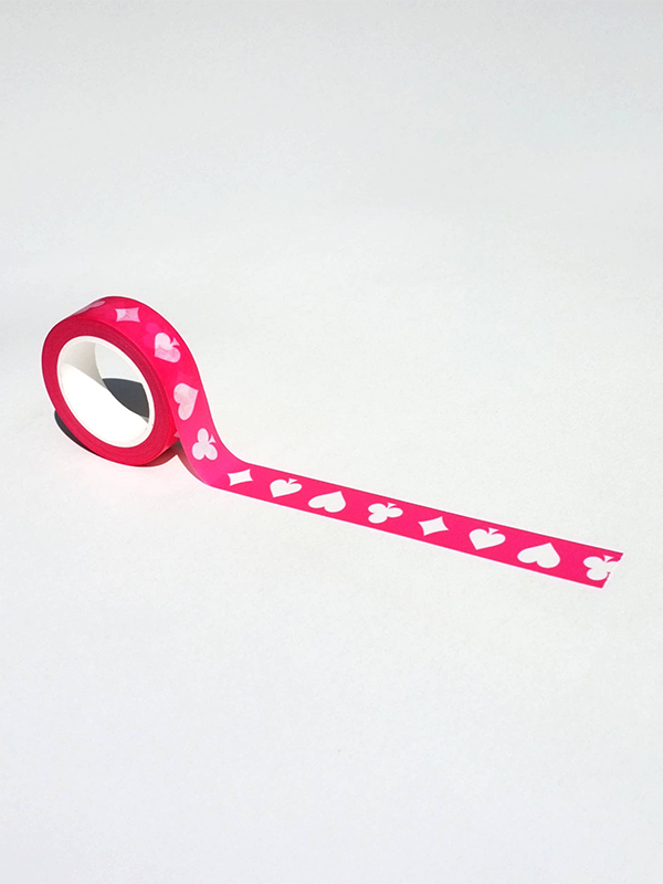 Pink Suits Washi Tape