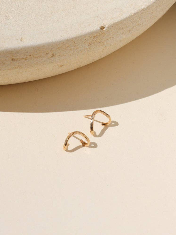 Valley Studs: 14k Gold Fill