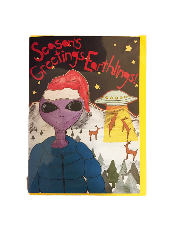Seasons Greetings Earthling Card