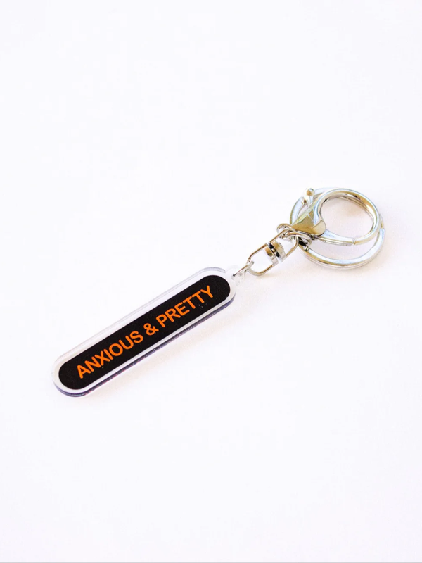 Anxious & Pretty Recycled Acrylic Keychain