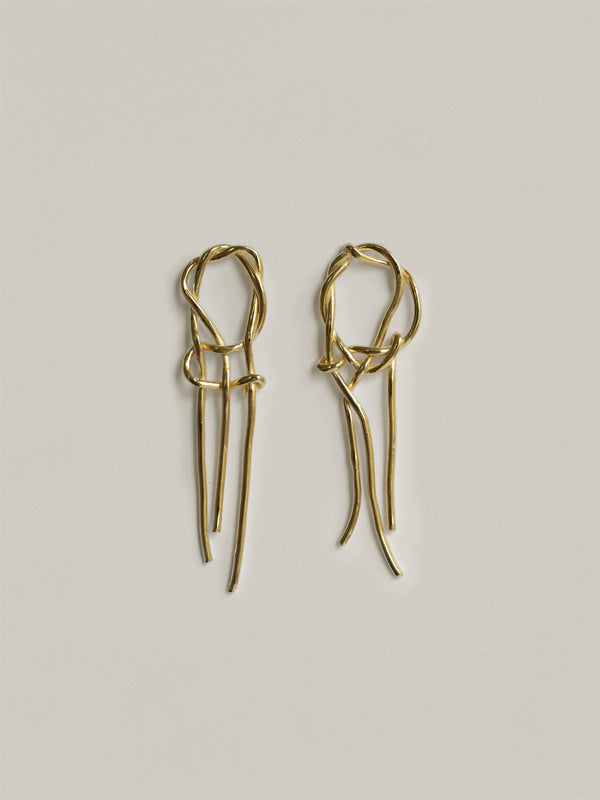 Alice Earrings: Gold Plated