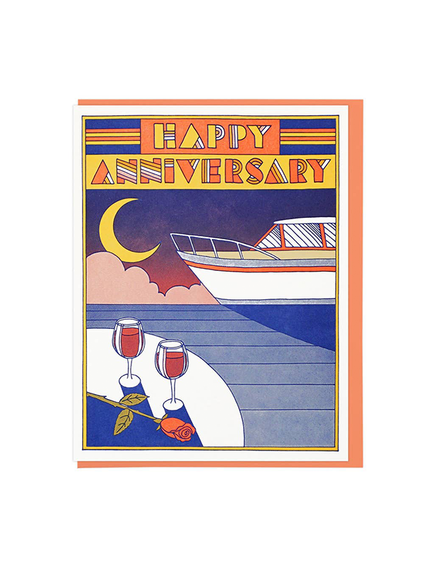 Happy Anniversary Cruise Card
