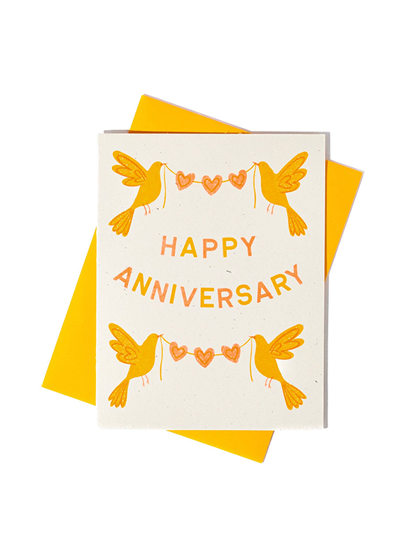 Anniversary Birds Card