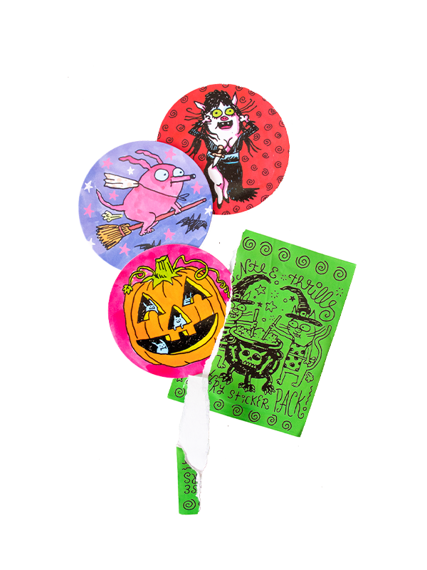 Mystery Halloween Sticker Pack: Set of 3