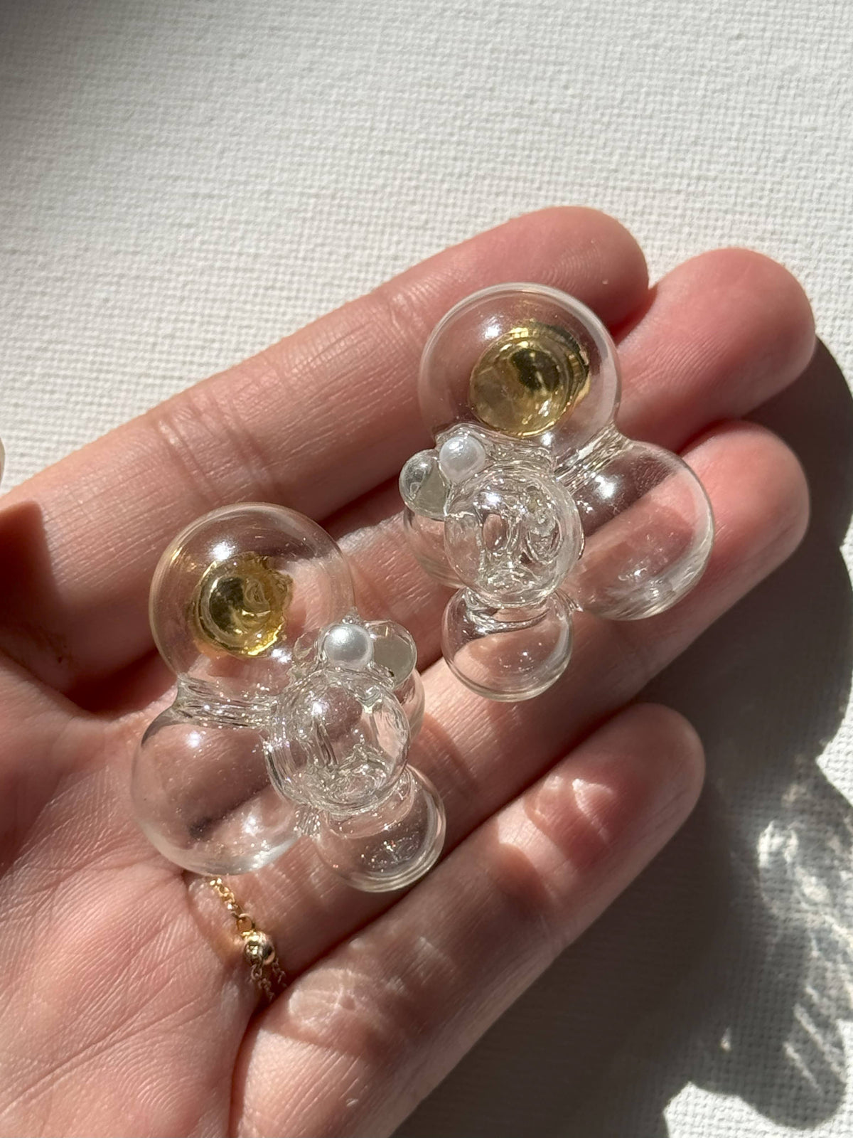Glass Bubble Earrings: The Ivan