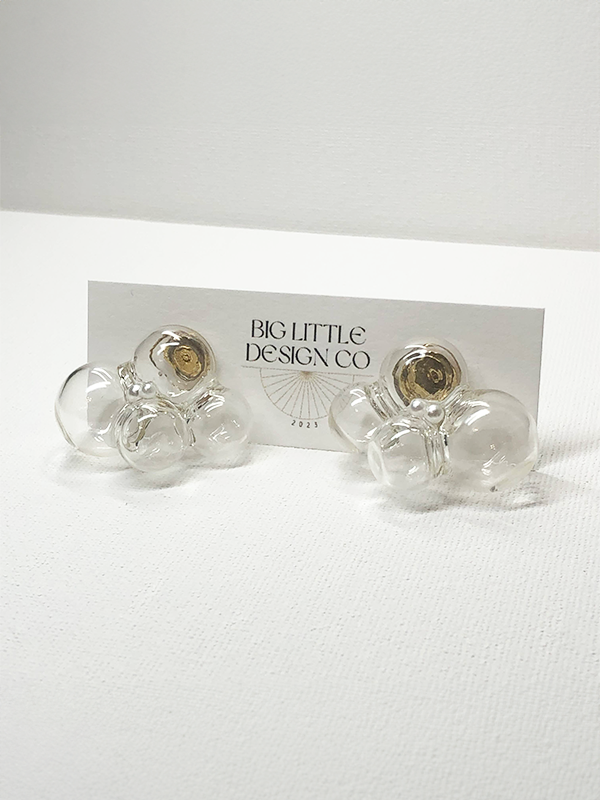Glass Bubble Earrings: The Doyle Jr.