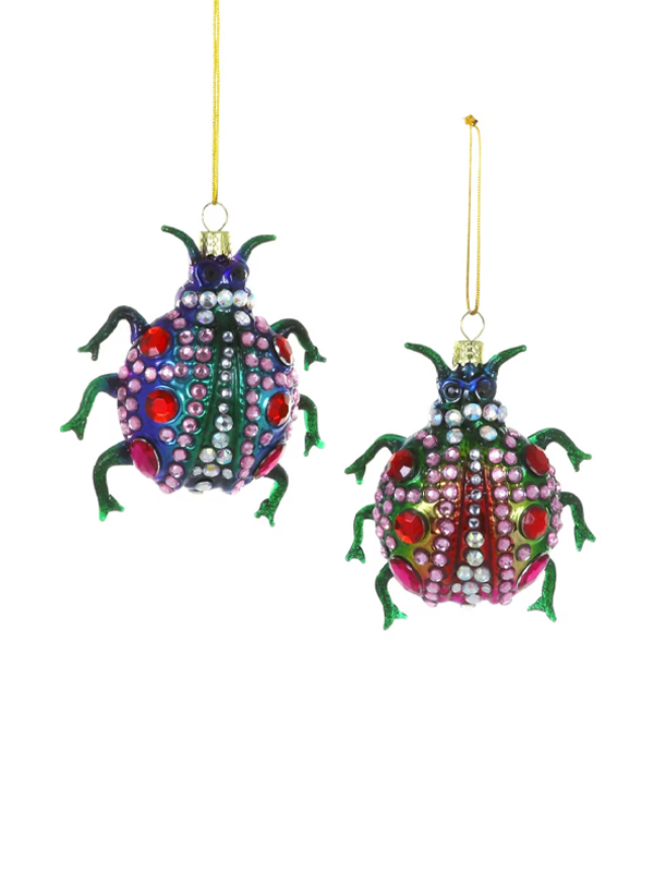 Jeweled Beetle Ornament: Assorted