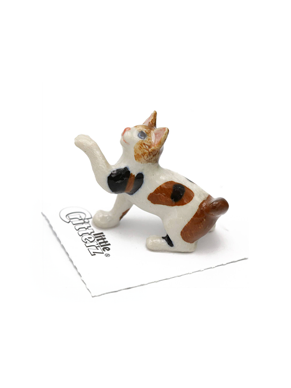 Porcelain Miniature: Neko Japanese Bobtail