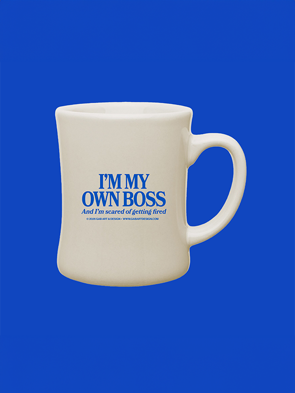 I'm My Own Boss Diner Mug