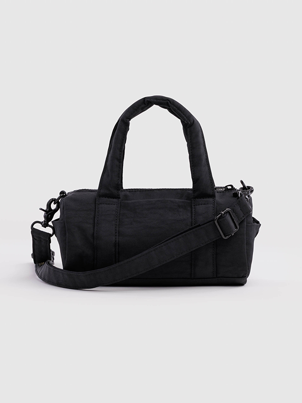 Small Nylon Duffle Bag: Black