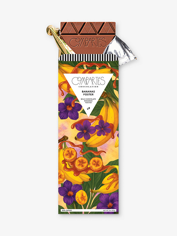 Bananas Foster Chocolate Bar