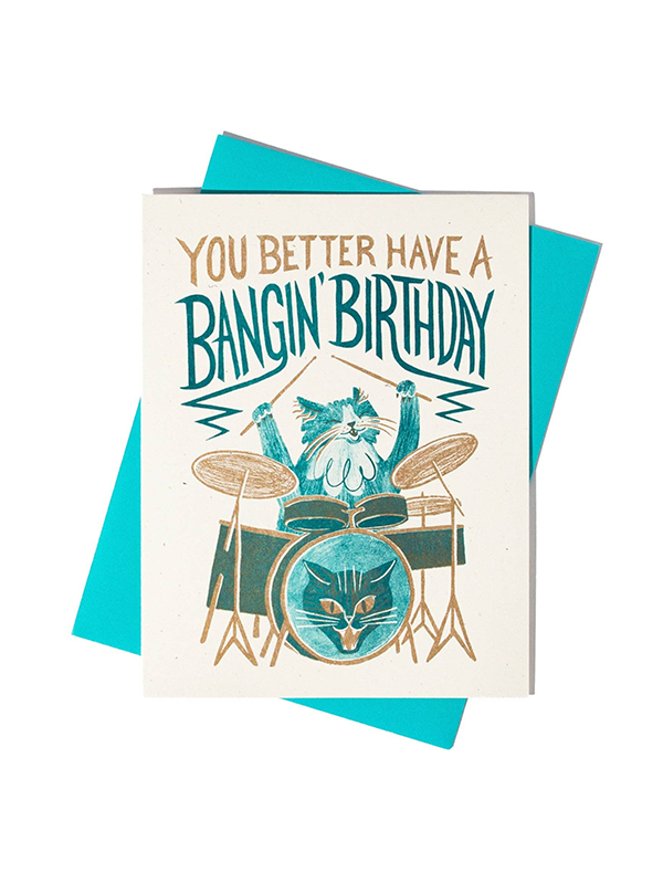 Bangin' Birthday Card