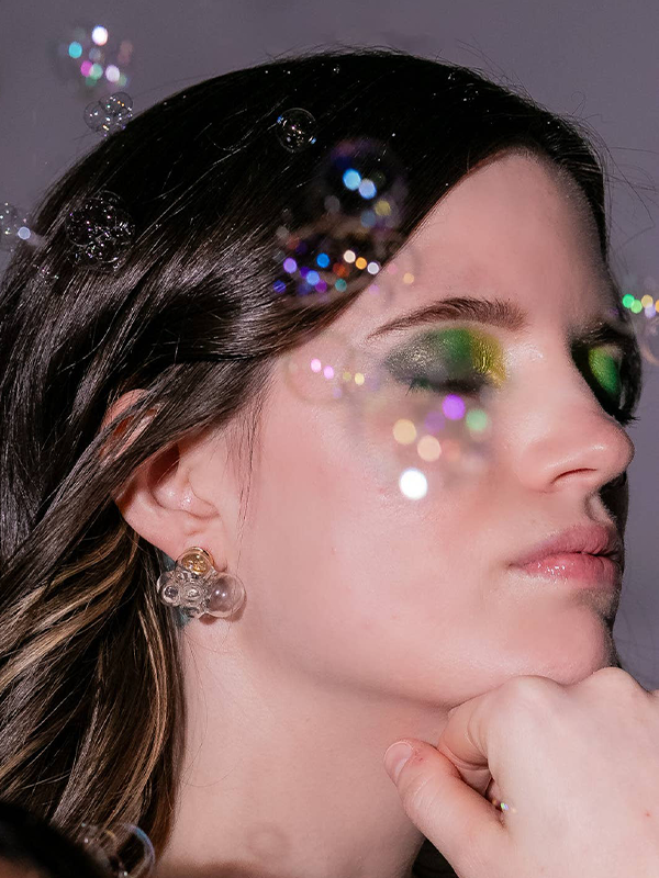 Glass Bubble Earrings: The Otis Jr.