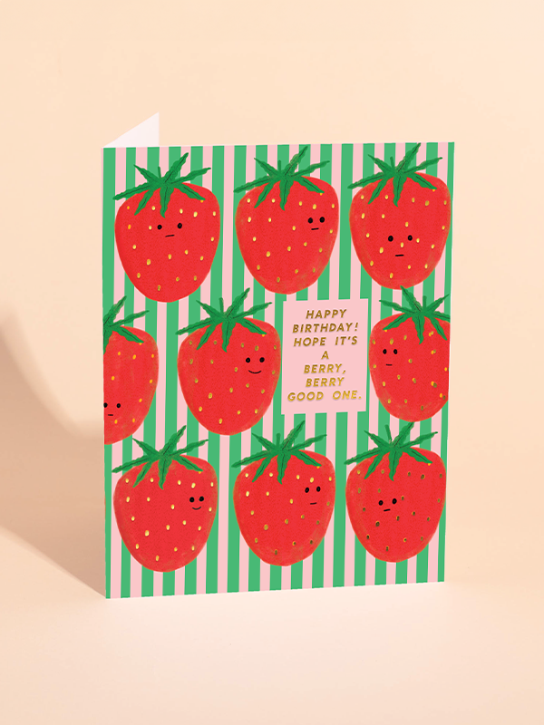 Mega Ichigo Party Birthday Card