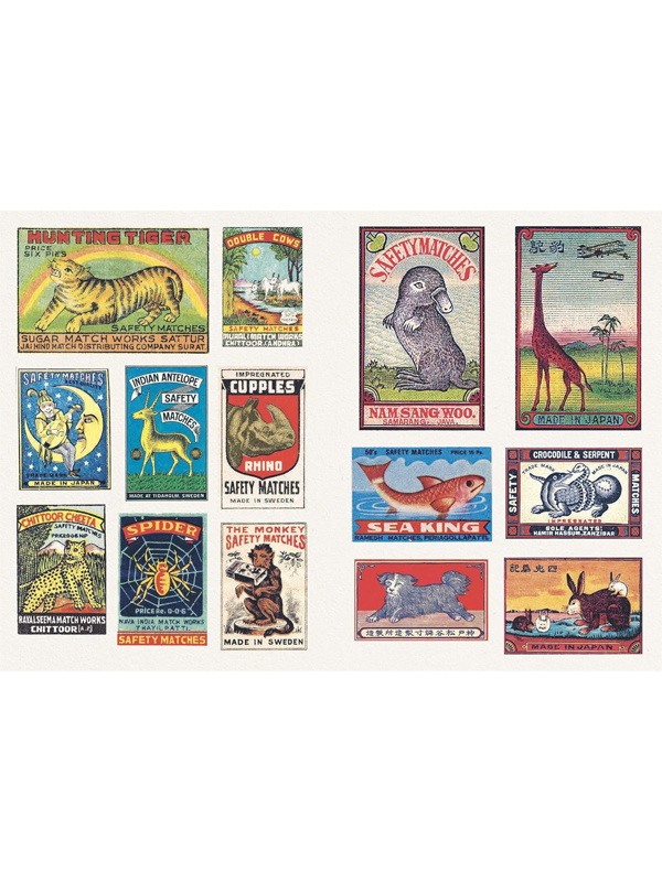 Vintage Matchboxes: A Little Sticker Book