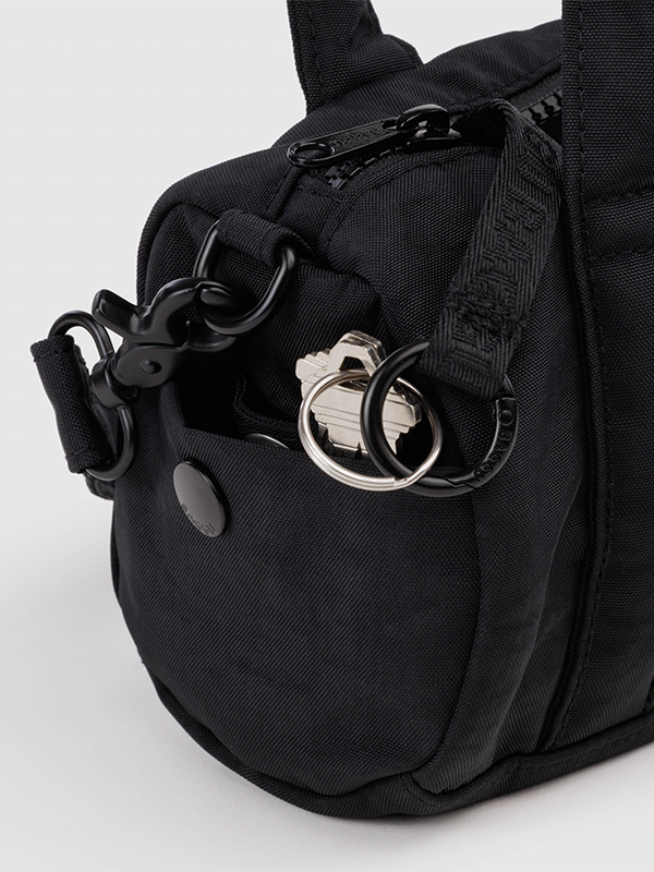 Small Nylon Duffle Bag: Black