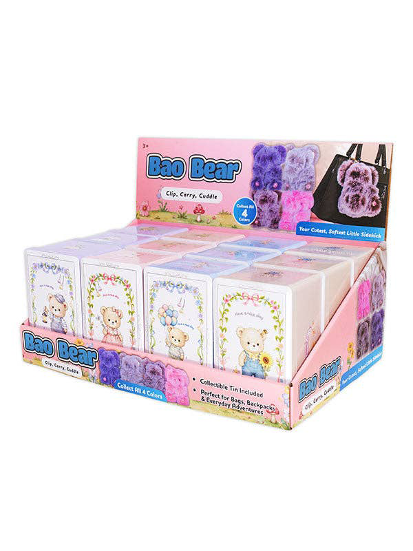 Bao Bear Plush Keychain Mystery Tin: Assorted