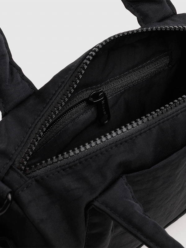 Small Nylon Duffle Bag: Black
