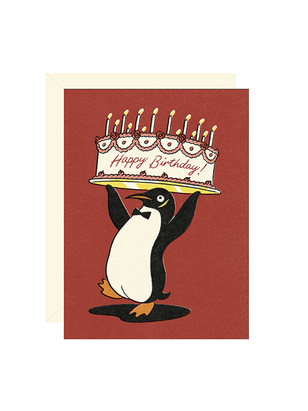 Birthday Penguin Card