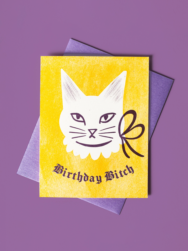 Birthday B*tch Card (Cat)