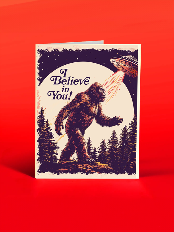 Yeti Believes Card