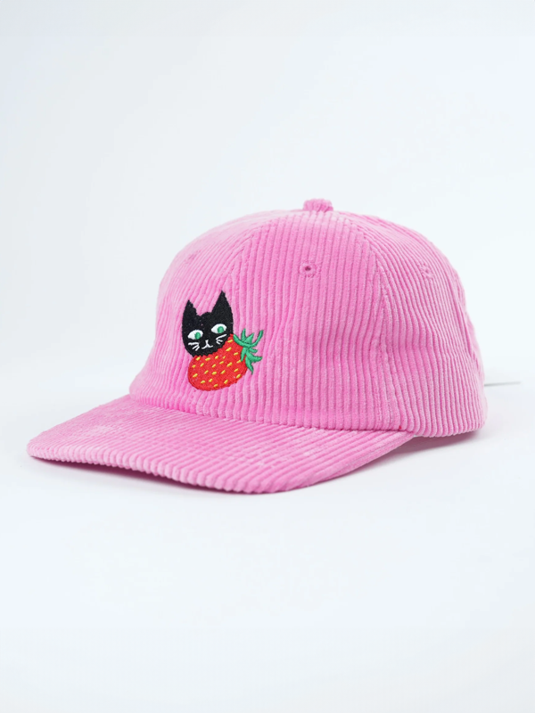 Adult Strawberry Eater Corduroy Hat