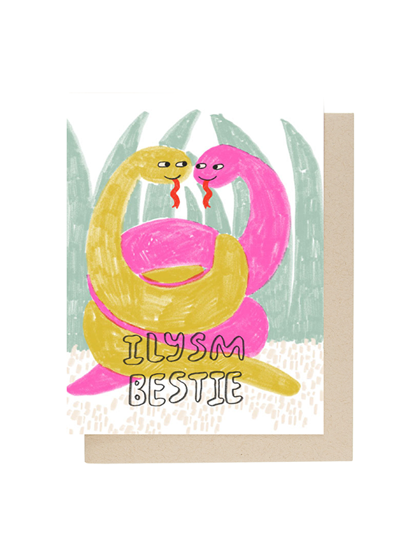 ILYSM Bestie Card