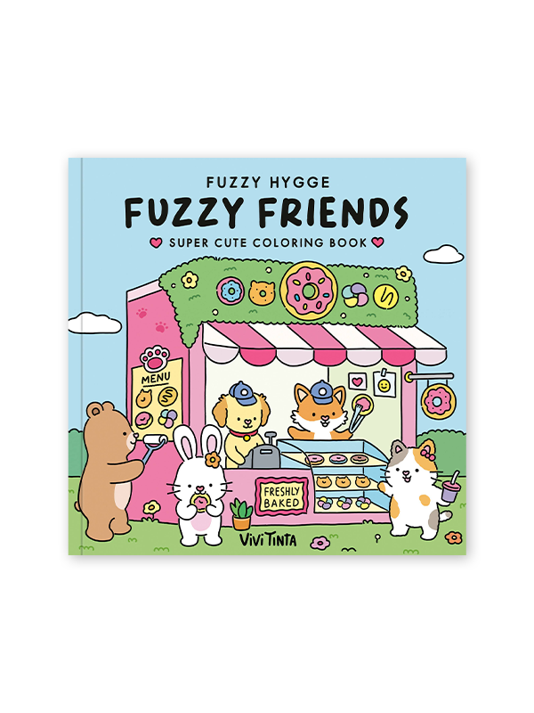 Fuzzy Hygge: Fuzzy Friends Coloring Book