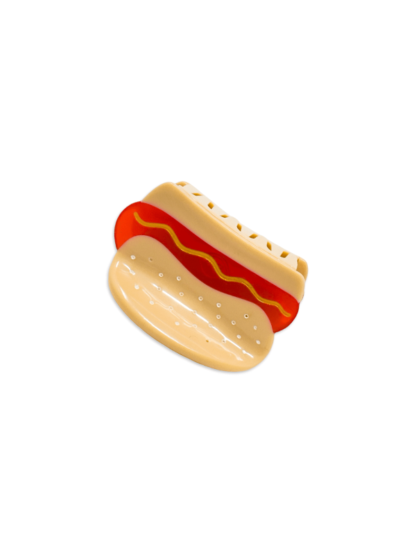 Mini Hot Dog Hair Claw