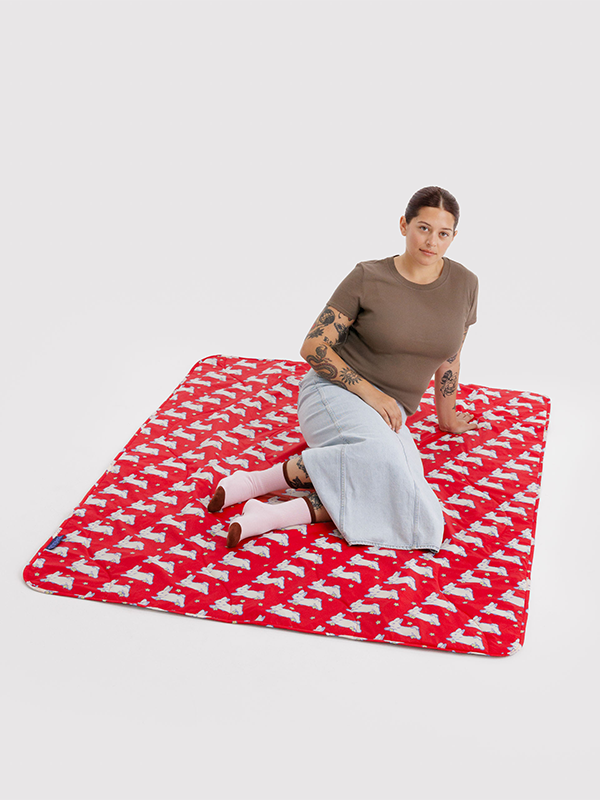 Puffy Picnic Blanket: Bunnies