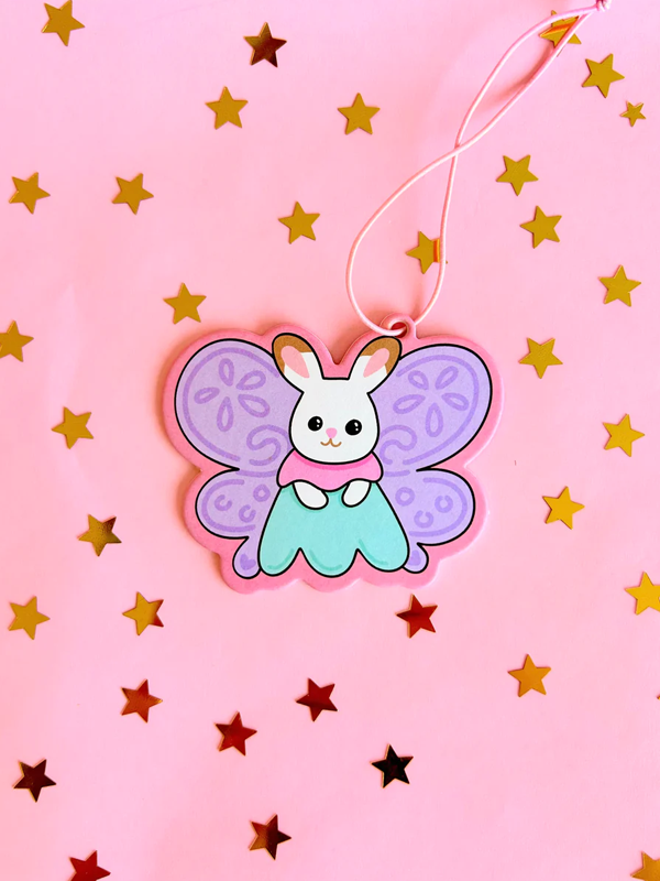 A vibrant and fragrant Butterfly Air Freshener that brings a burst of freshness to any space. With its colorful butterfly design, it adds a touch of whimsy while keeping your surroundings smelling delightful.