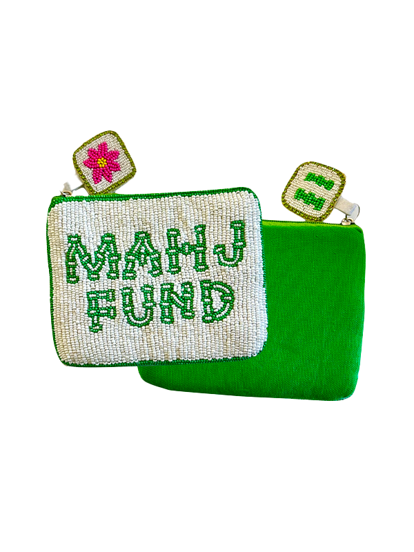 Beaded Coin Purse: Mahj Fund