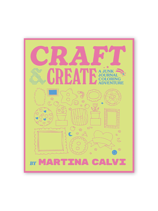 Craft & Create: A Junk Journal Coloring Adventure