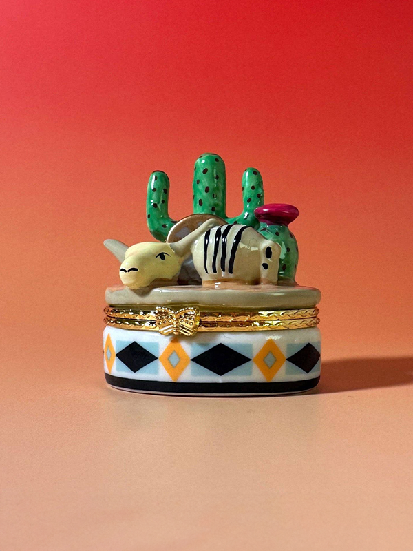 Trinket Box: Cactus & Skull